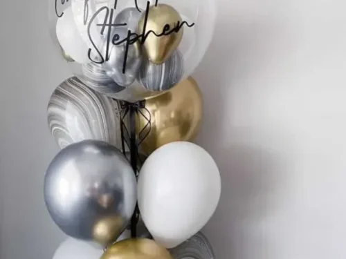 Bubble Customized balloons bouquet