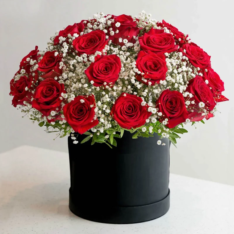Red Rose Box 51 Red Roses Bouquet