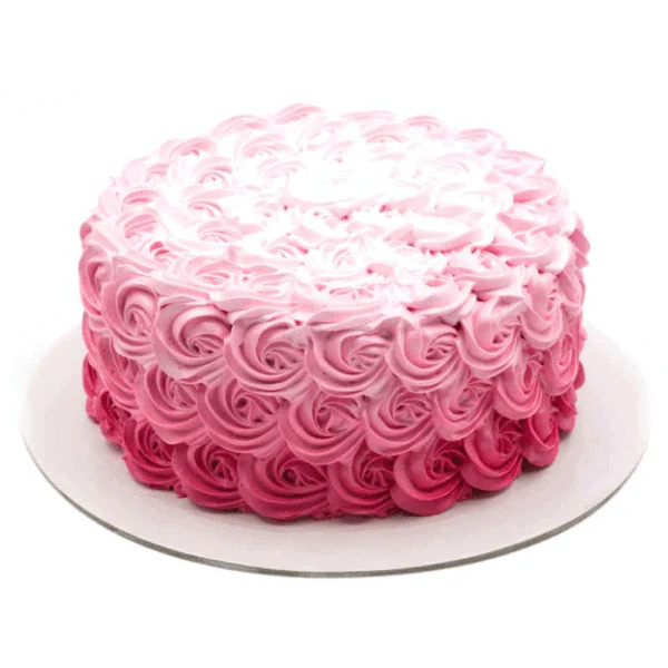Rose Swirl Cake Blueberry Cheesecake