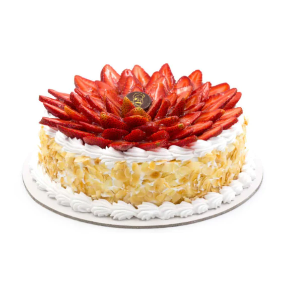 Strawberry Cream Cake Black & White Forest Cake