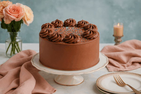 springl Chocolate Cake Sprinkle Chocolate Cake