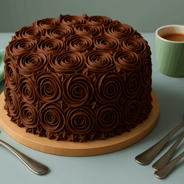 Chocolate Flower Cake