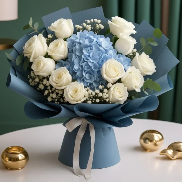 Blue Elegance Flowers