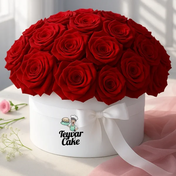 Red Rose White Box