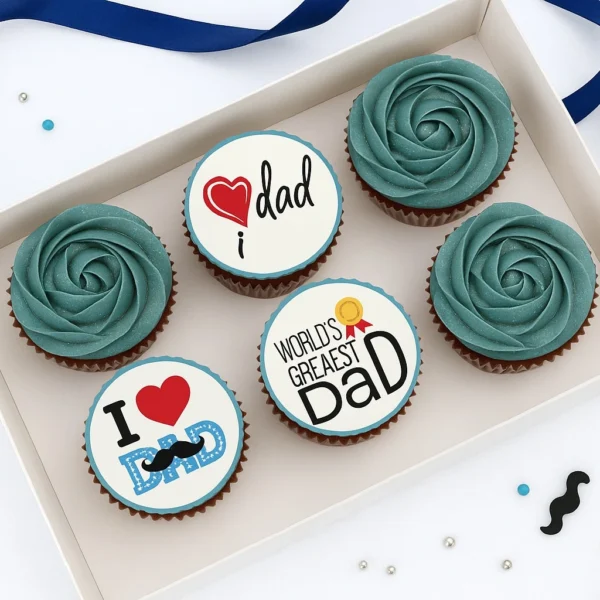 Super Dad Cupcake