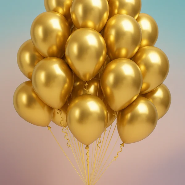 Gold Chrome Balloon
