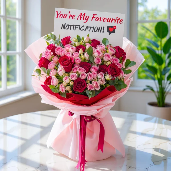 Notification Flower Bouquet