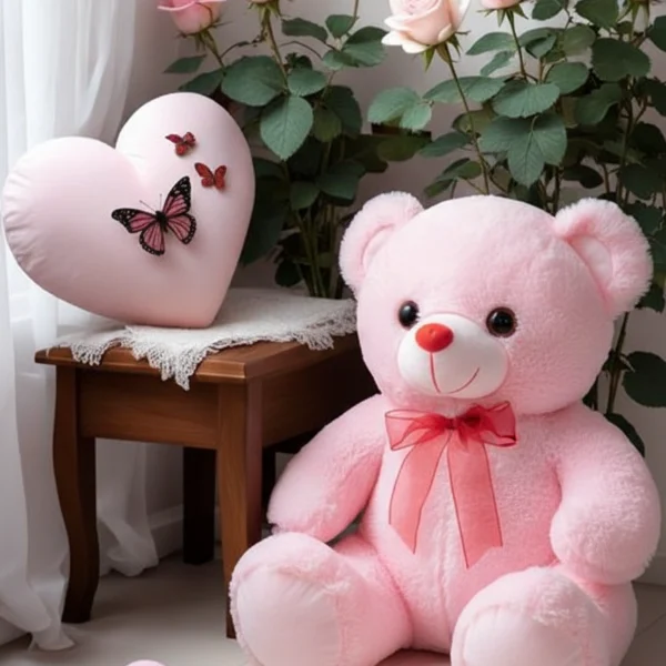 Pink Teddy 24Cm