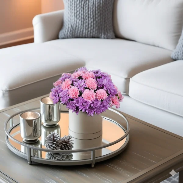 Purple Chrysanthemums Box