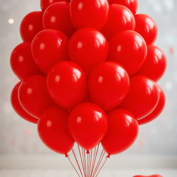 Red Chrome Balloon