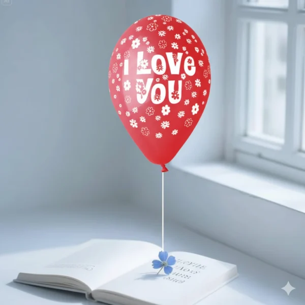 Red Sweetheart Breeze Balloon