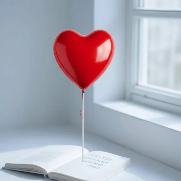 Red loves Embrace Ballons