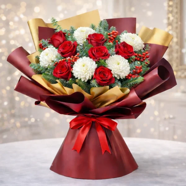 Winter Rose Harmony Bouquet